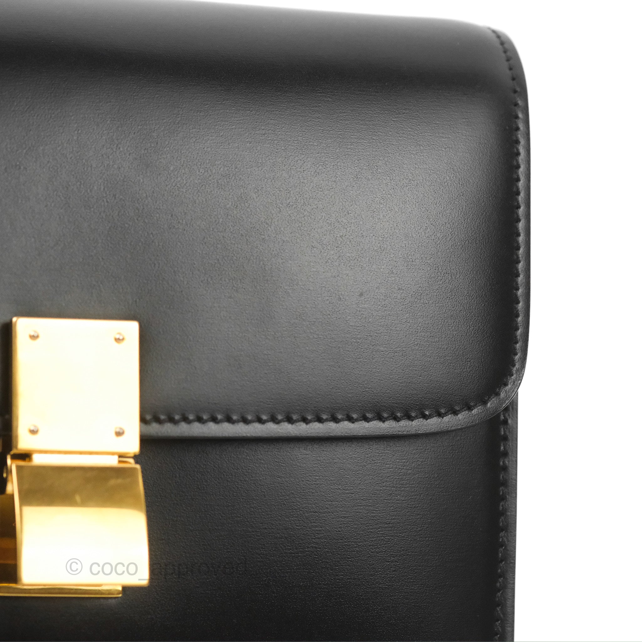 Celine Teen Classic Box Flap Bag in Black Smooth Calfskin Leather - Perfect for Work, Travel & Everyday Luxury