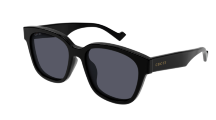 Gucci GG1430SK 001 Black/Grey Square Men's Sunglasses - Luxury Designer Shades for Men, UV Protection, Polarized Lenses - Perfect for Driving, Travel & Outdoor Activities