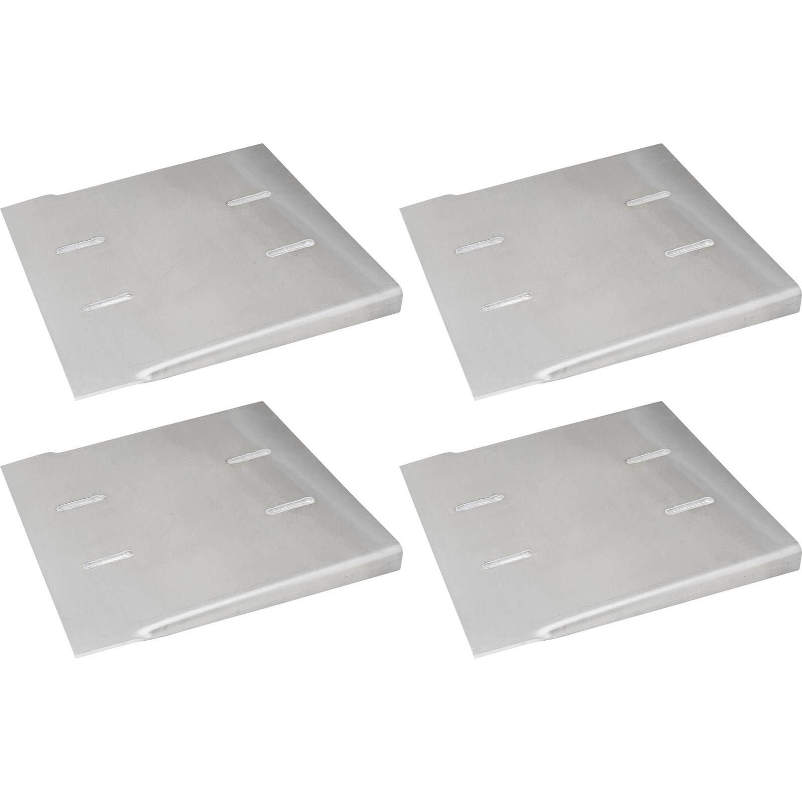 15 Inch Aluminum Ramps for Low-Profile Scale Pads - Heavy Duty Set of 4 - Perfect for Truck Weighing, Vehicle Maintenance & Garage Use