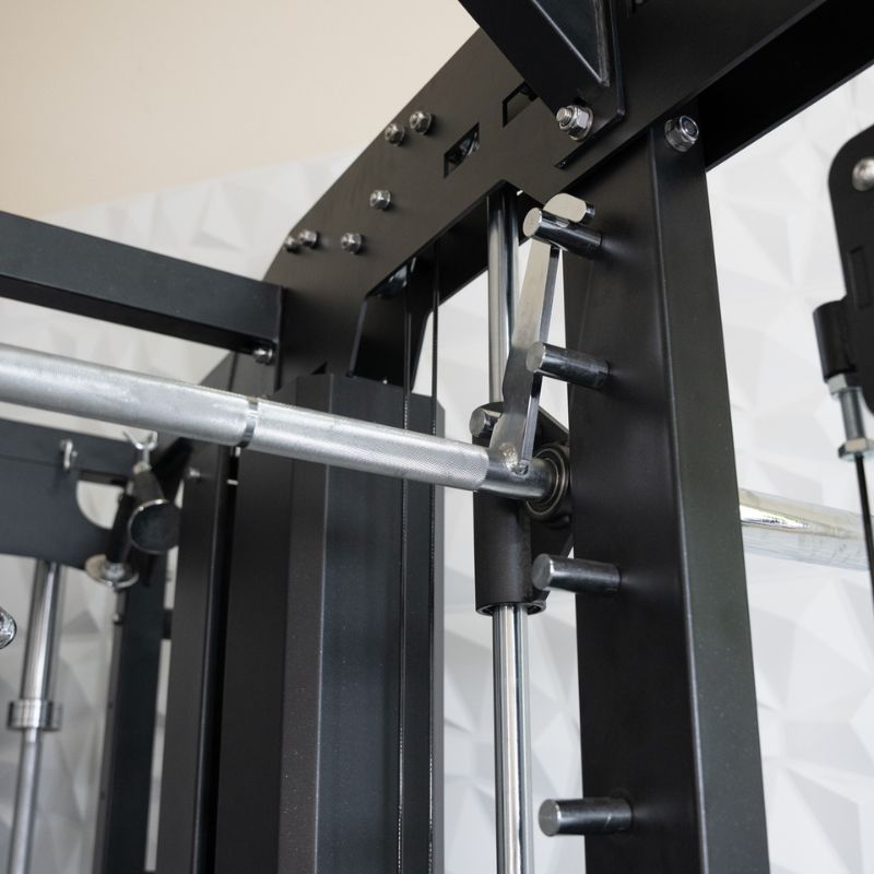 Muscle D Megatron Smith Machine - Heavy Duty Home Gym Equipment for Strength Training & Weight Lifting | Perfect for Home Workouts & Commercial Gyms