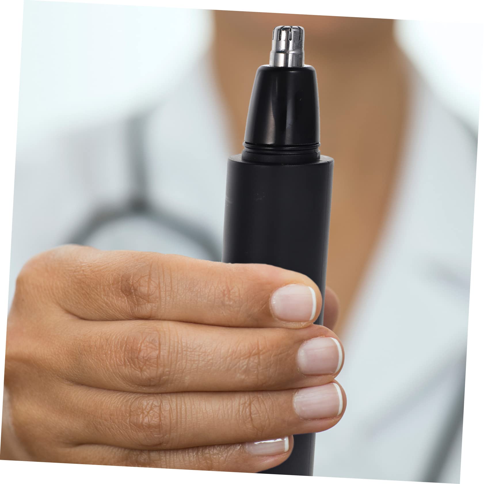 USB Rechargeable Nose Hair Trimmer for Men & Women - Electric Nose & Ear Hair Clipper with Precision Blades - Waterproof Personal Grooming Tool for Facial Hair Removal - Perfect for Travel, Home & Gym Use