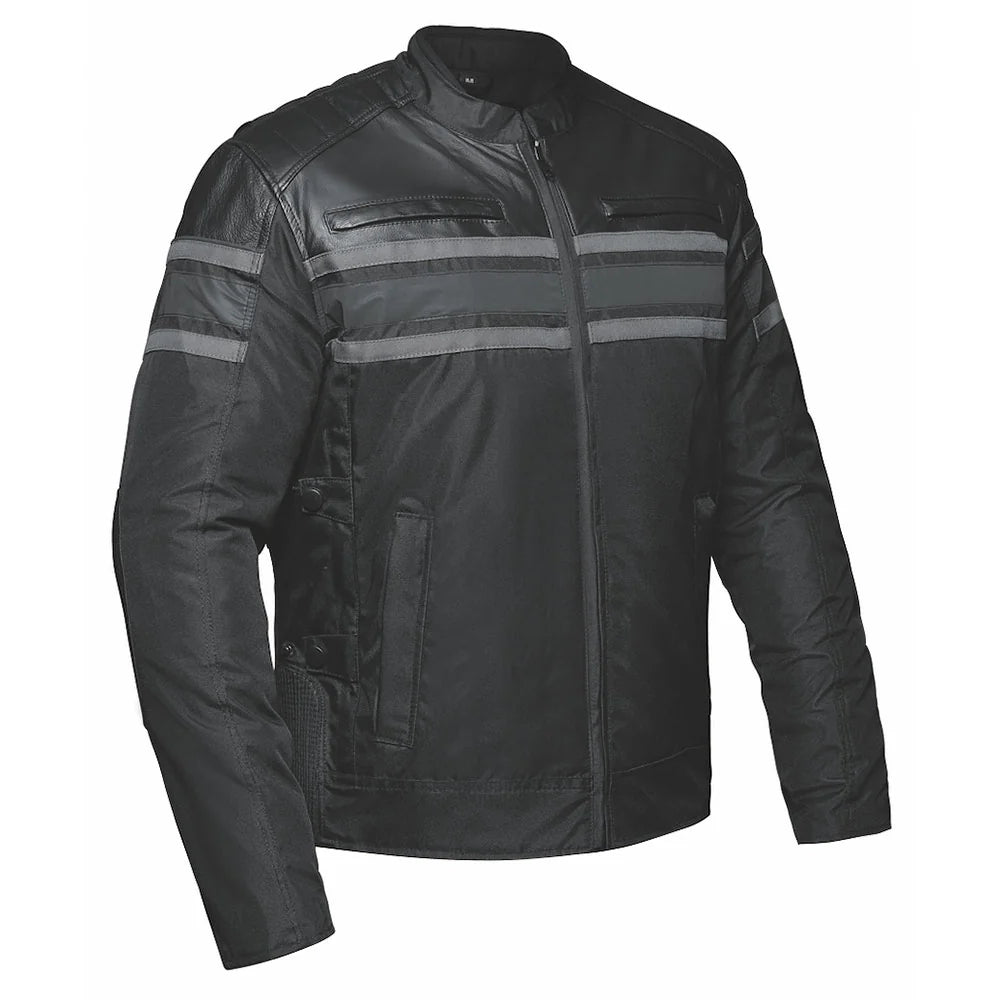 UNIK Leather Co. Men's Ultra Leather Motorcycle Jacket - Premium Biker Jacket for Riding, Cruising & Outdoor Adventures