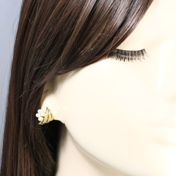 18K Yellow Gold Pearl Earrings for Women - Elegant & Timeless Jewelry Gift for Weddings, Parties & Special Occasions