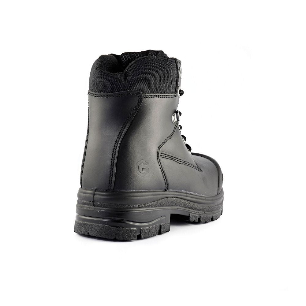 JB Goodhue Dash2 Men's 6-Inch Composite Toe Work Boots - Safety Shoes for Construction, Warehouse & Outdoor Work | Black (Model 14018) | ASTM F2413-11 Certified | Slip & Oil Resistant