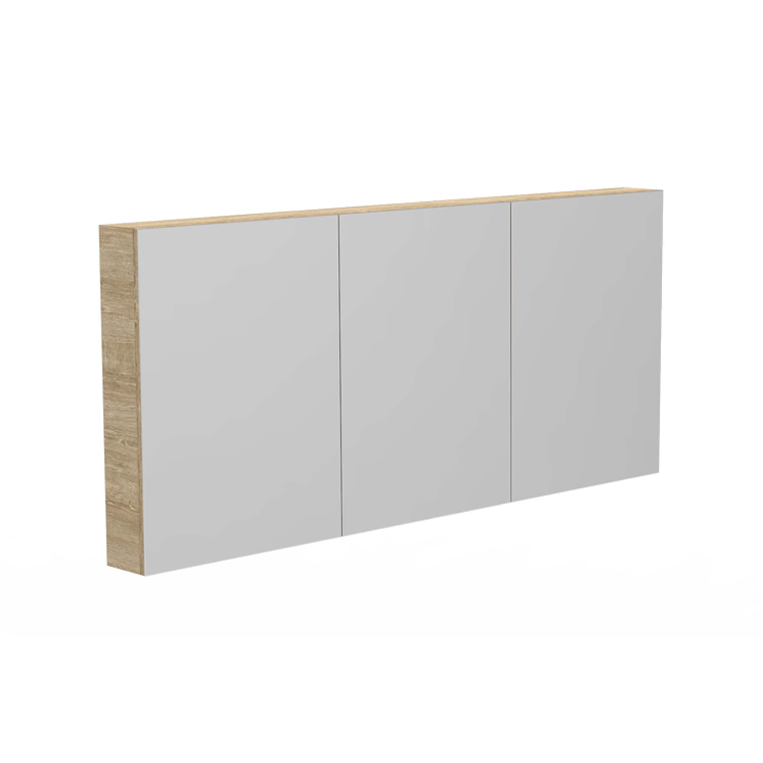 ADP Glacier Lite Shaving Cabinet - Waterproof Bathroom Mirror with LED Lights & Storage for Shaving Essentials | Perfect for Modern Bathrooms & Grooming Stations