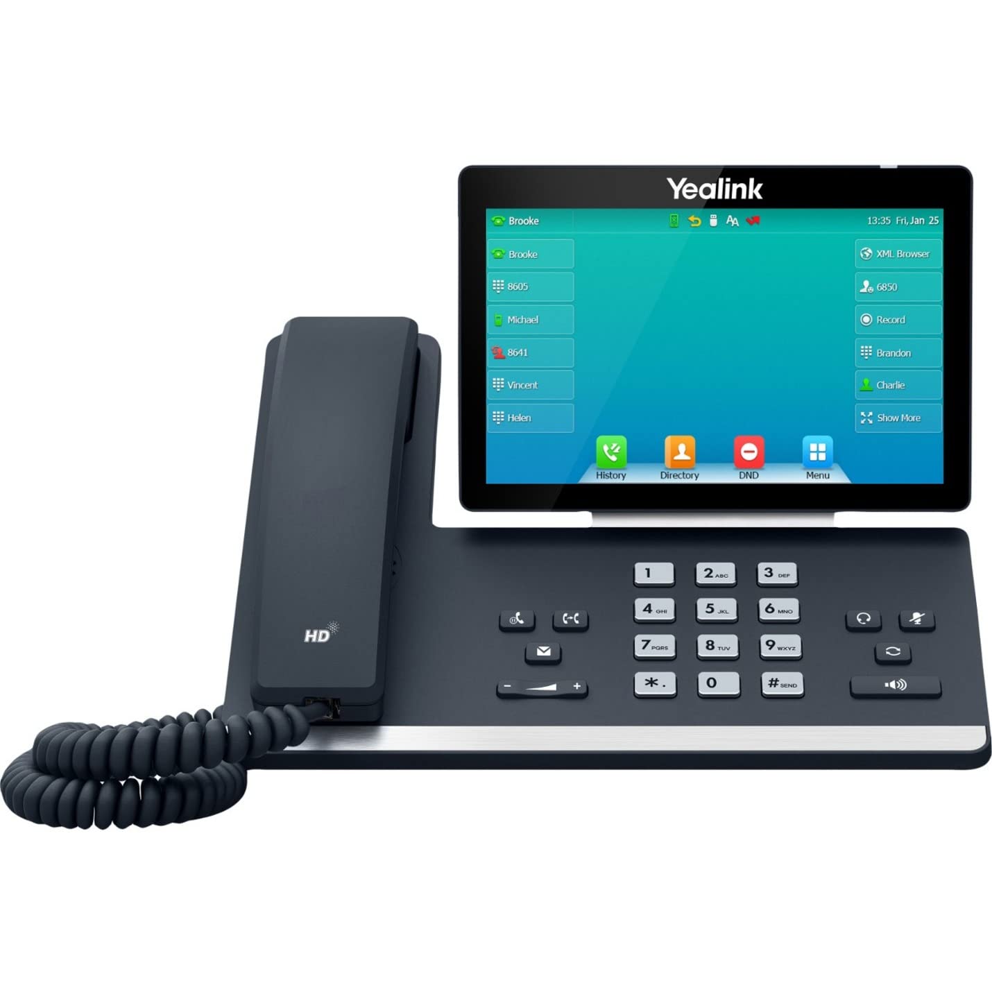 Yealink T57W Prime Business IP Phone (Renewed) - VoIP Desk Phone with HD Voice, 7