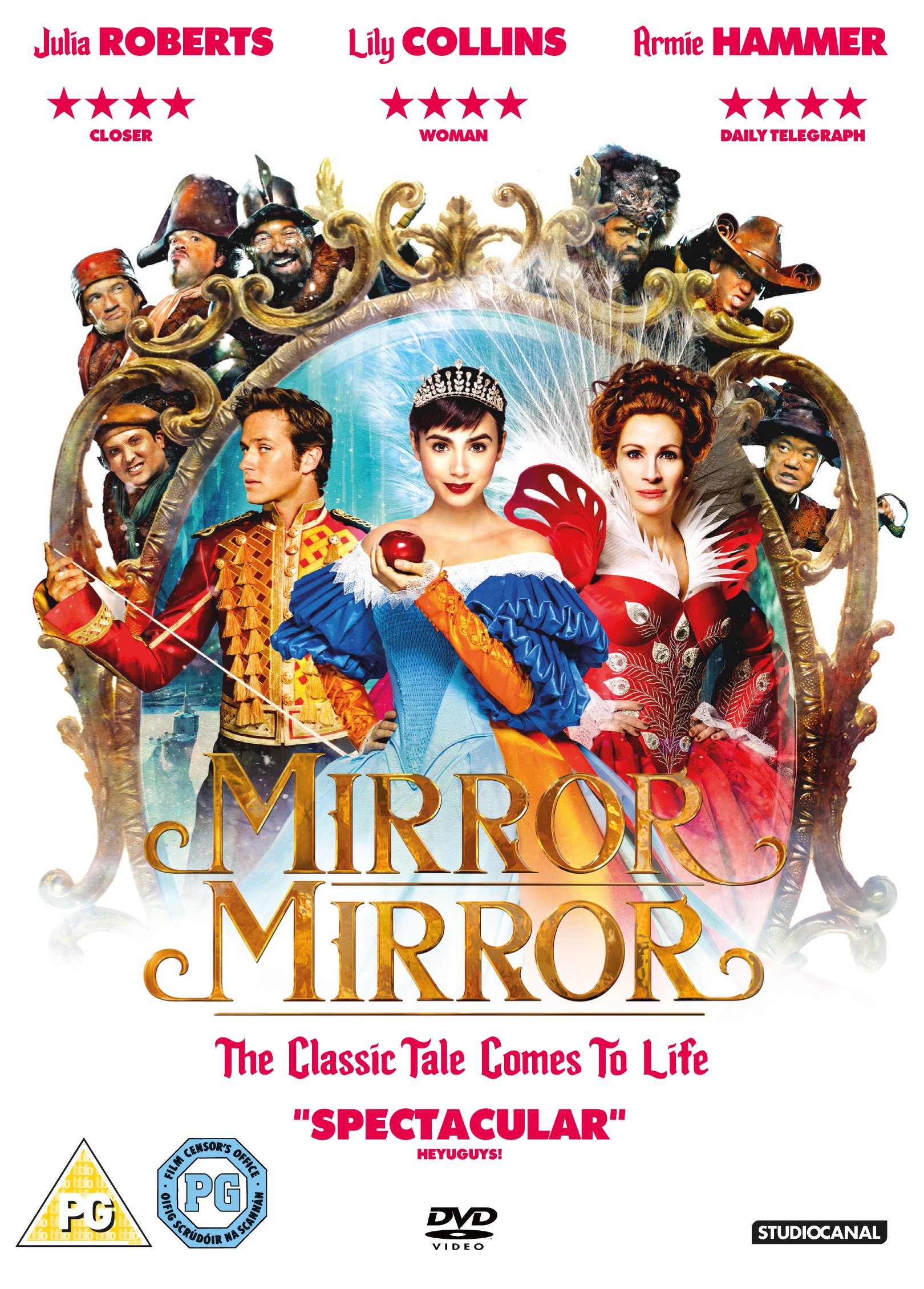 Mirror, Mirror (DVD) - Family Fantasy Comedy Movie - Perfect for Movie Nights & Disney Fans