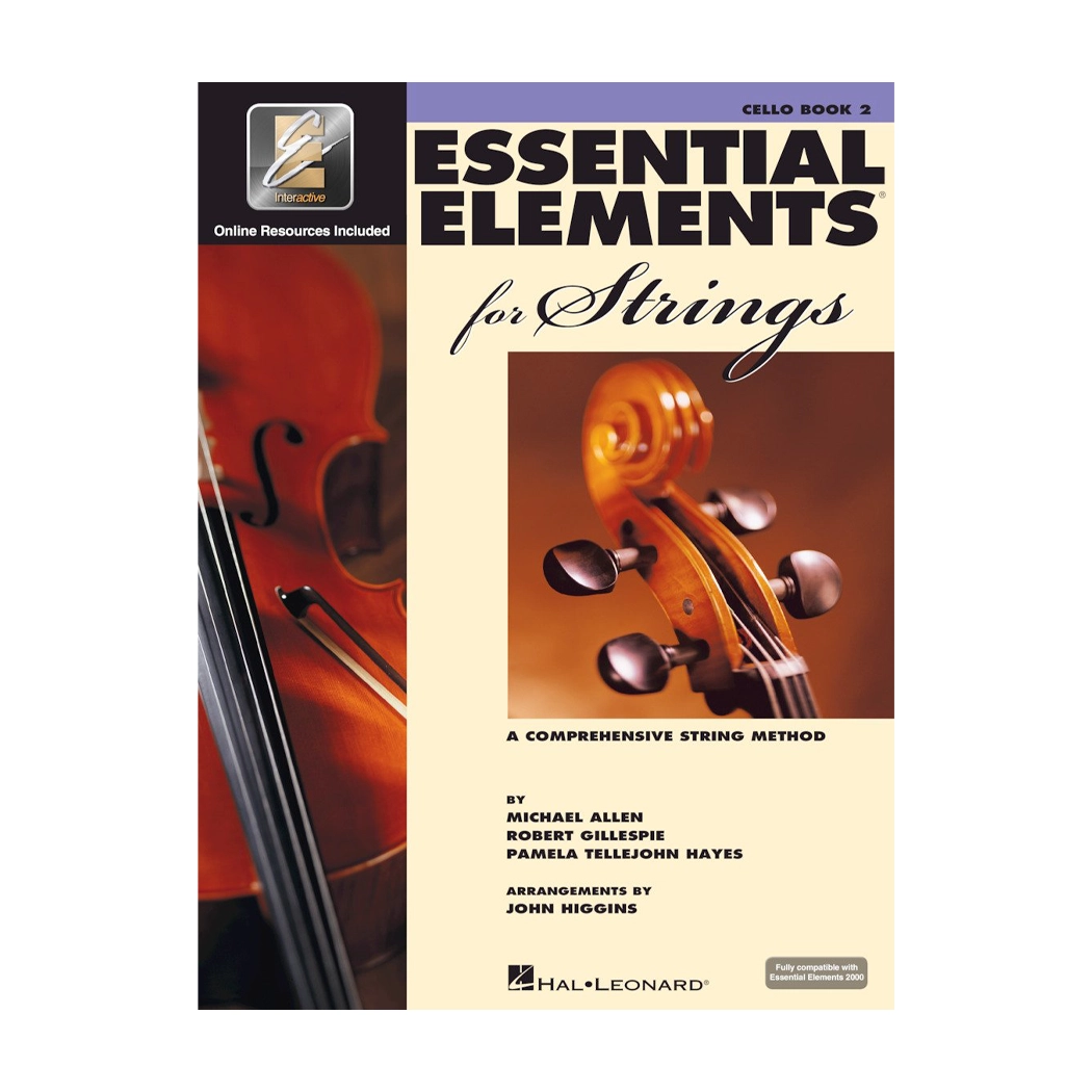 Essential Elements for Strings Book 2 with EEi - Cello Method Book for Beginners & Intermediate Players | Perfect for School Orchestra, Private Lessons & Home Practice
