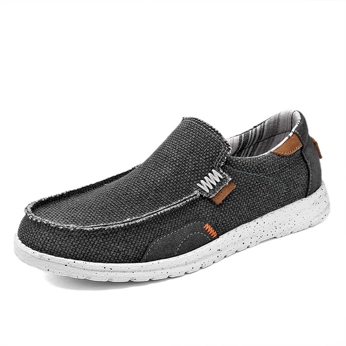 **Men's Slip-On Loafers - Lightweight Comfortable Non-Slip Boat Shoes for Walking & Outdoor Casual Wear - Perfect for Travel, Work & Everyday Use**