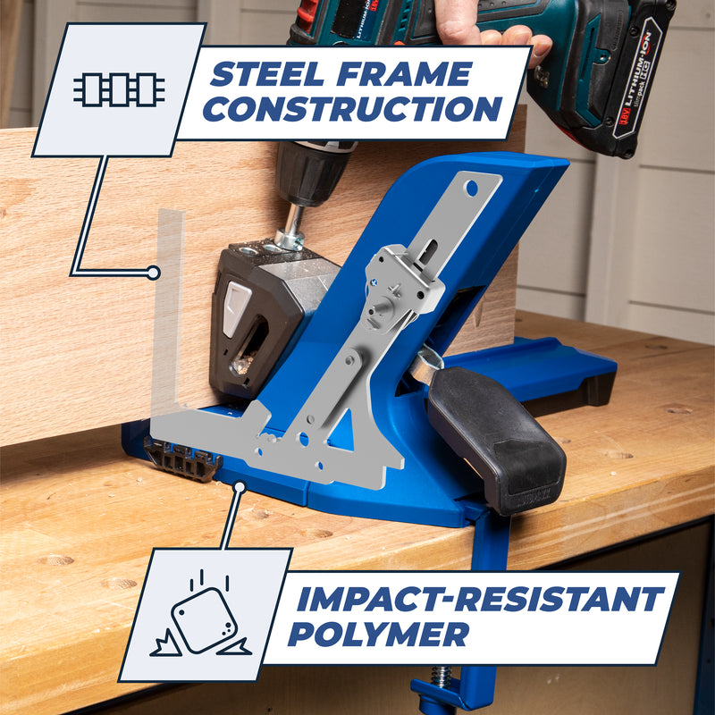 Kreg KPHJ720 Pocket Hole Jig 720 - Professional Woodworking Tool for DIY Projects, Furniture Building & Cabinet Making