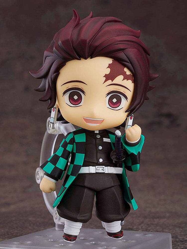 Demon Slayer Tanjiro Kamado Anime Figure - Cute Cartoon Style PVC Statue (10cm) - Home Decor, Gift & Collectible for Anime Fans | Perfect for Display, Cosplay Props & Otaku Collections