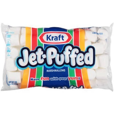 Jet Puffed Marshmallows 16 Oz - 5 Pack of Fluffy Marshmallow Bags for Hot Chocolate, Campfire S'mores & Baking Desserts