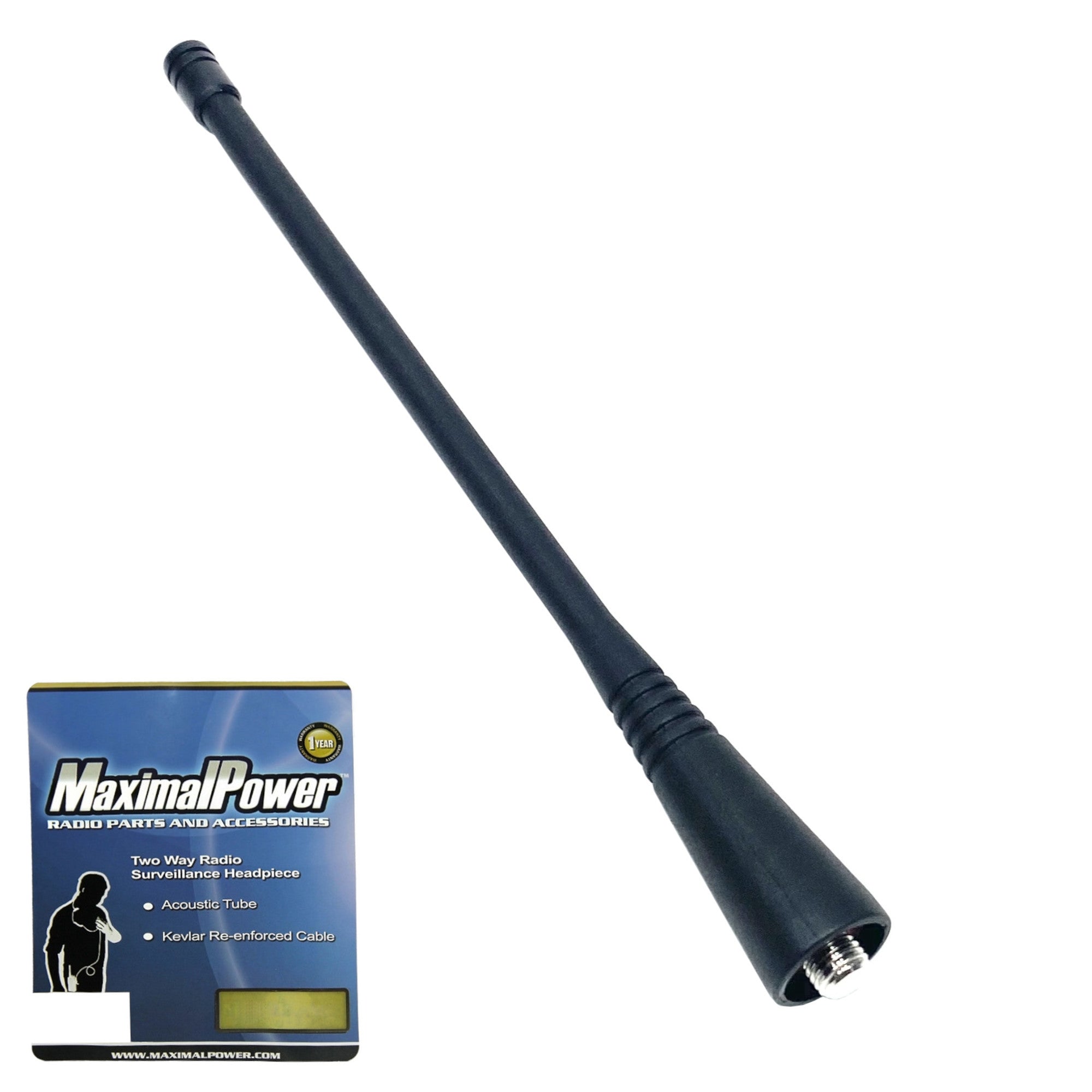 UHF Whip Antenna for Motorola Radio - Compatible with NAE6483, GP300, GP340, GP360, GP380, CP200, CP200D, HT1250, EP450, EX500, EX600, EX600XLS (6.5 Inch) - Ideal for Police, Security, Construction & Outdoor Communication