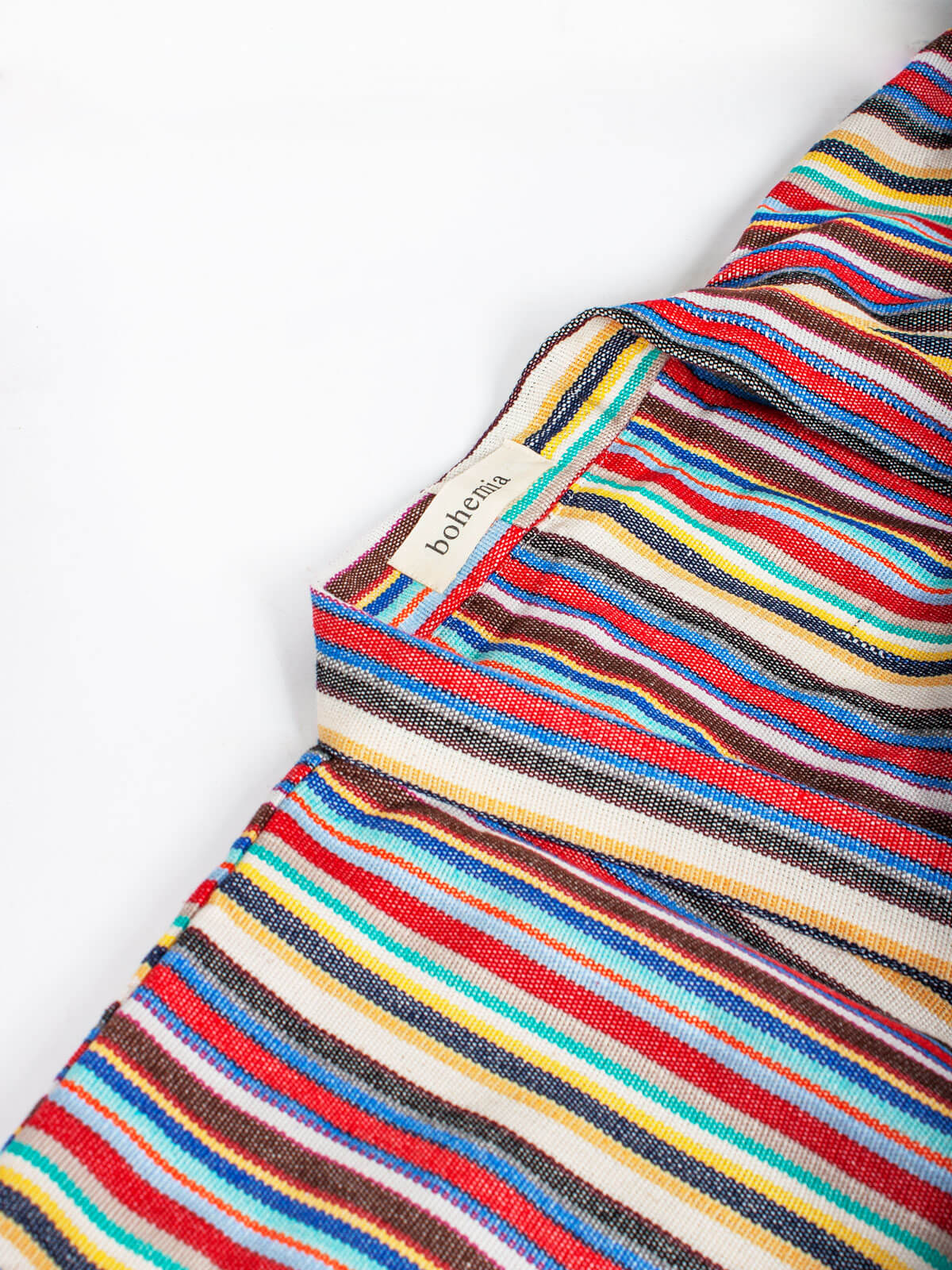 Handwoven Cotton Jacket for Women - Rainbow Striped Lightweight Cardigan | Boho Chic Outerwear for Spring & Fall | Perfect for Casual Outings, Beach Cover-ups and Festival Fashion