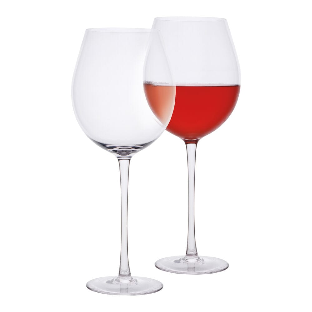Premium Set of 2 Oversized Wine Glasses - 17.75 Inch Large Stemware for Red & White Wine - Perfect for Dinner Parties, Romantic Dates & Home Entertaining