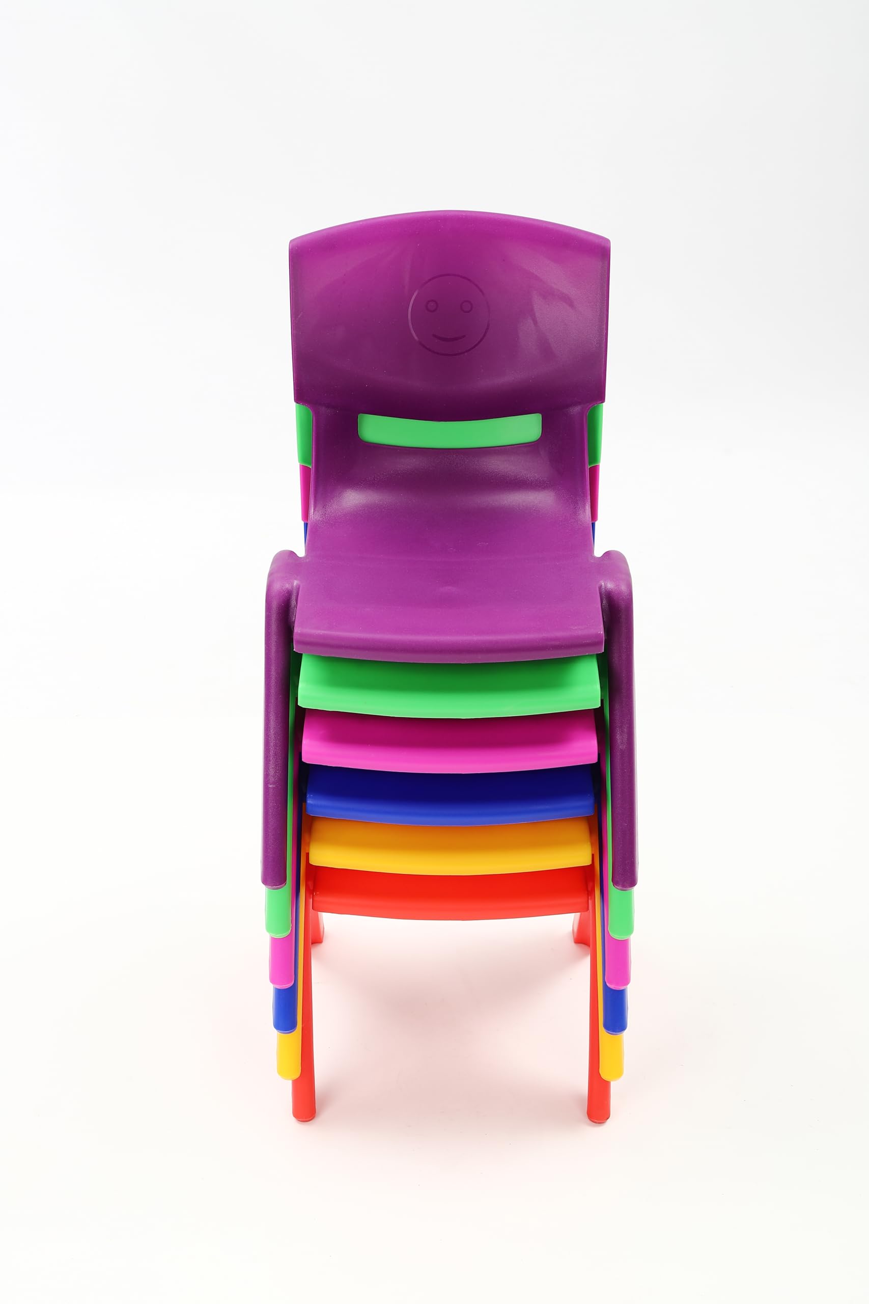 Stackable Kids Chairs for Classroom - 6 Pack Durable School Chairs for Children, Preschool & Home Use - Perfect for Classrooms, Daycare Centers, Homeschooling & Playrooms