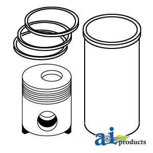 A&I Products Piston Rings - Replacement Part No. A-PR219 for Engine Repair & Maintenance | Compatible with Various Vehicle Models