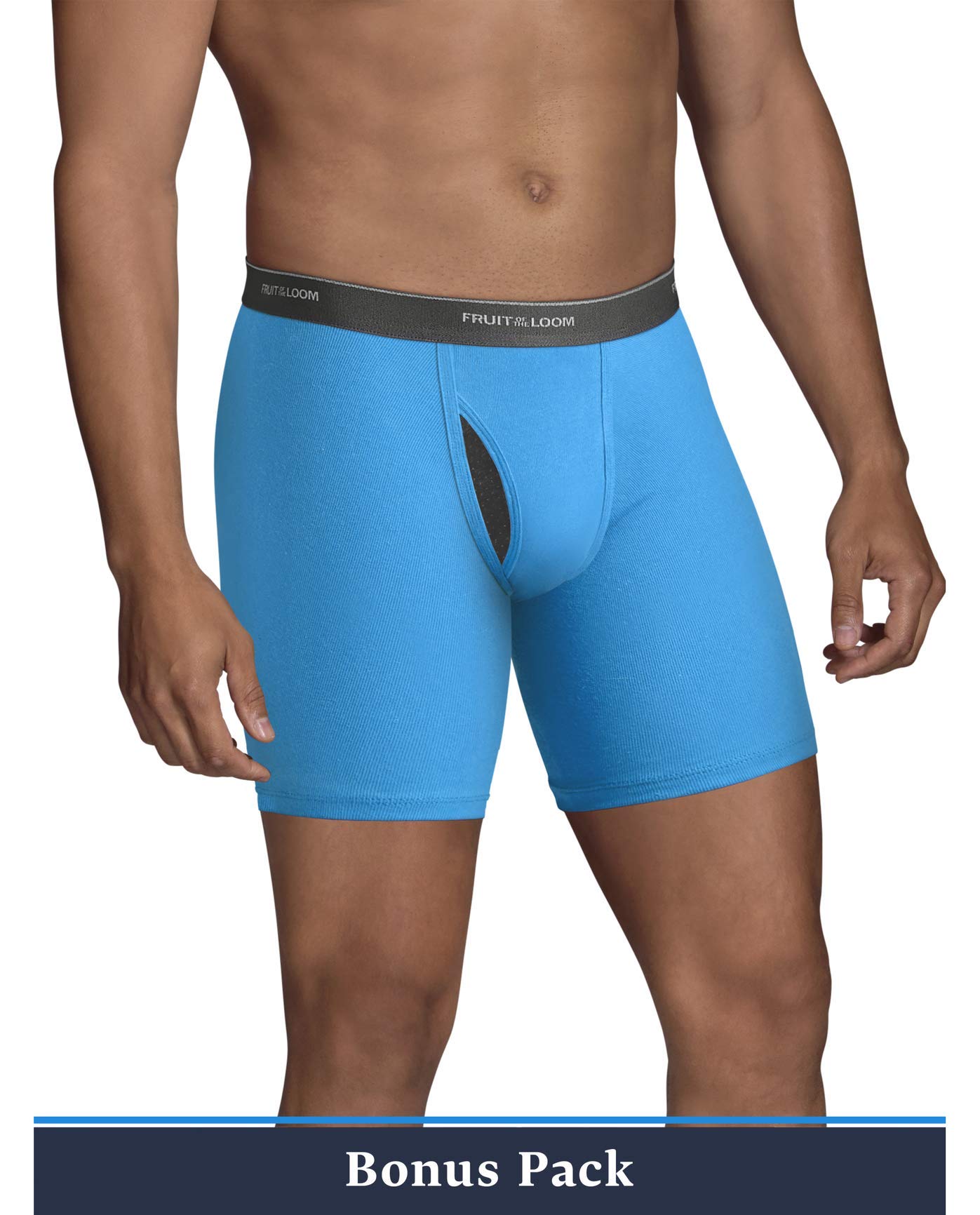 Fruit of the Loom Men's Coolzone Boxer Briefs 10-Pack - Breathable Cotton Underwear with Comfort Flex Waistband for All-Day Wear | Workout, Office & Casual Use