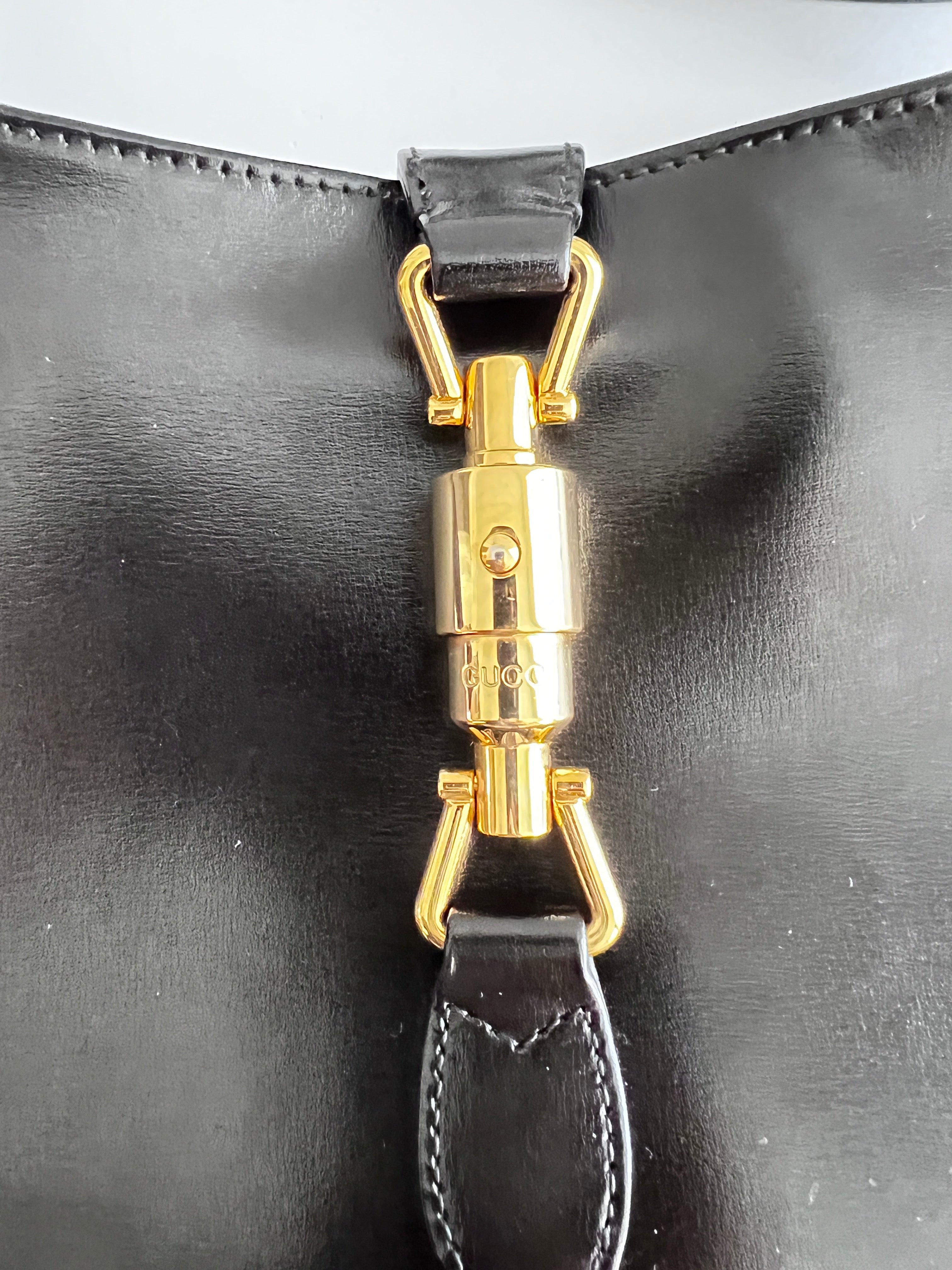 Authentic Gucci Jackie 1961 Small Black Shoulder Bag - Vintage Luxury Handbag in Excellent Condition | Perfect for Date Night, Office & Special Occasions