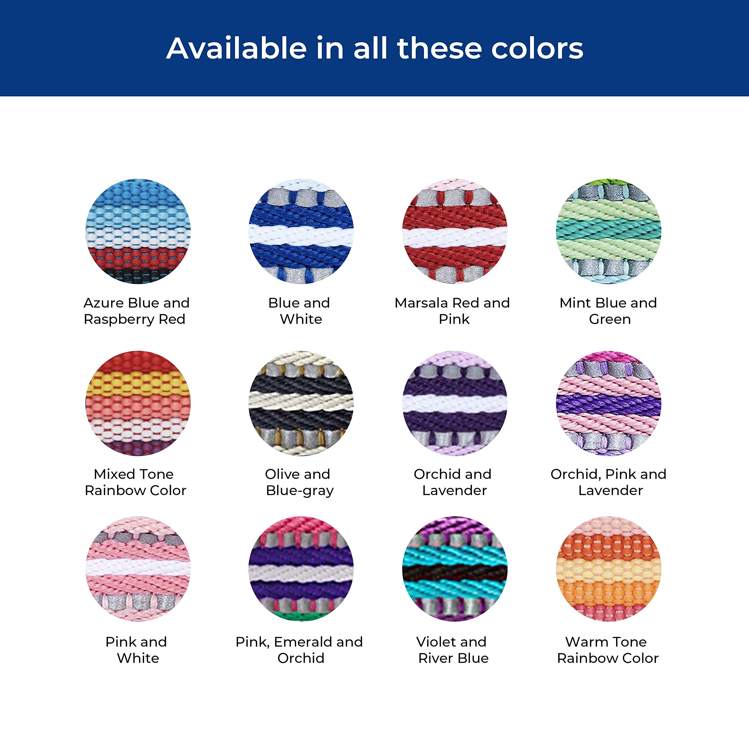 Blueberry Pet 3M Reflective Adjustable Dog Collar with Rainbow Stripes - Nylon Pet Collar for Small to X-Large Dogs | High Visibility Safety Collar for Night Walks, Jogging & Outdoor Adventures