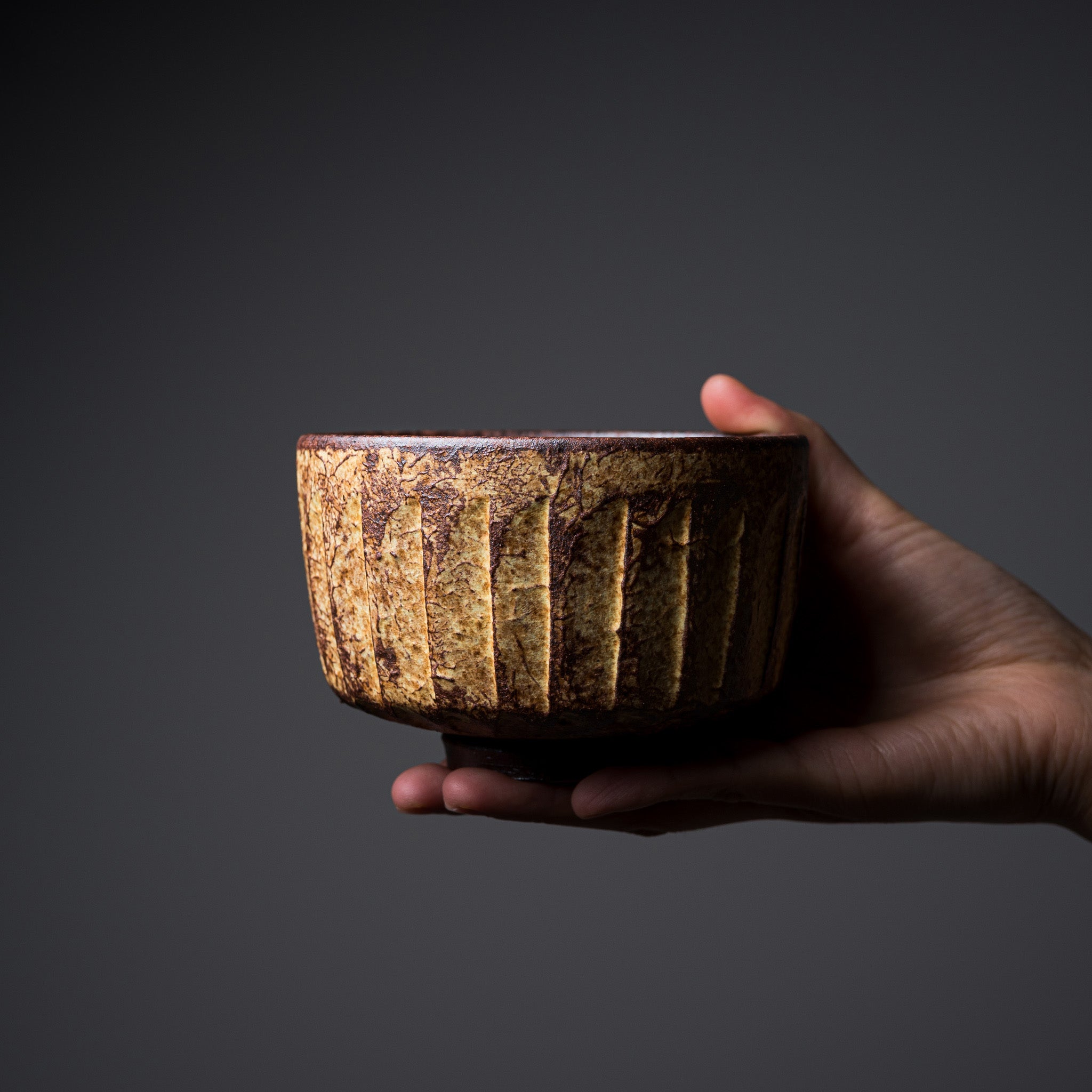 Handmade Kyo Kiyomizu Ware Matcha Bowl - Sogimon Yellow - Authentic Japanese Tea Ceremony Cup for Matcha, Green Tea & Traditional Zen Tea Drinking Rituals