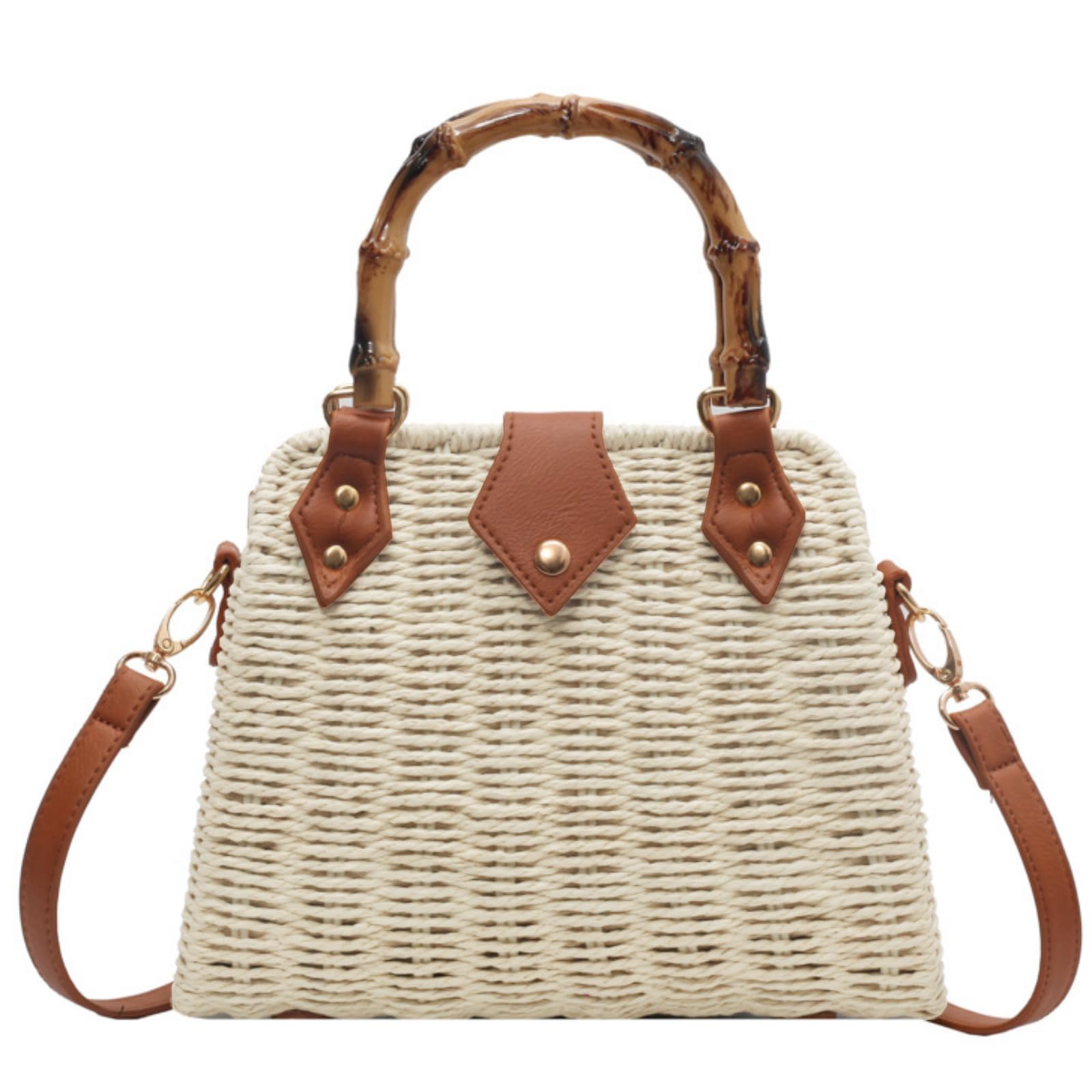 2024 Women's Summer Straw Tote Bag - Handwoven Rattan Beach Purse & Hobo Bag for Vacation, Pool Party, and Outdoor Adventures