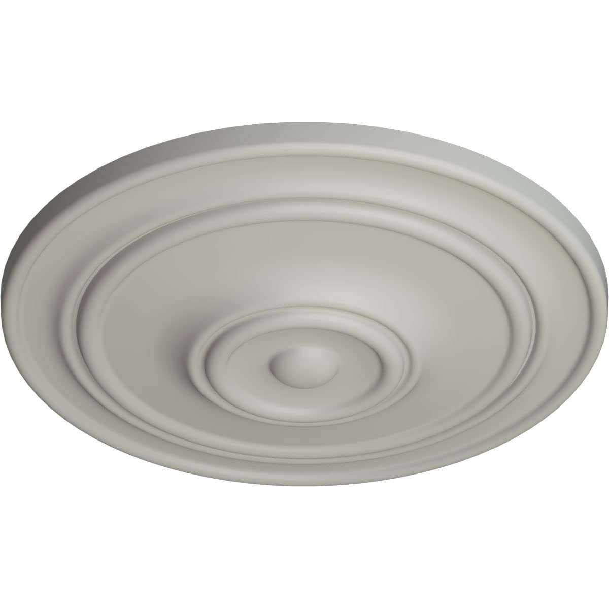 Ekena Millwork CM22CLPCF Classic Ceiling Medallion 22 Inch - Hand Painted Cream Finish - Decorative Ceiling Rose for Chandeliers & Light Fixtures - Perfect for Dining Rooms, Living Rooms & Foyers