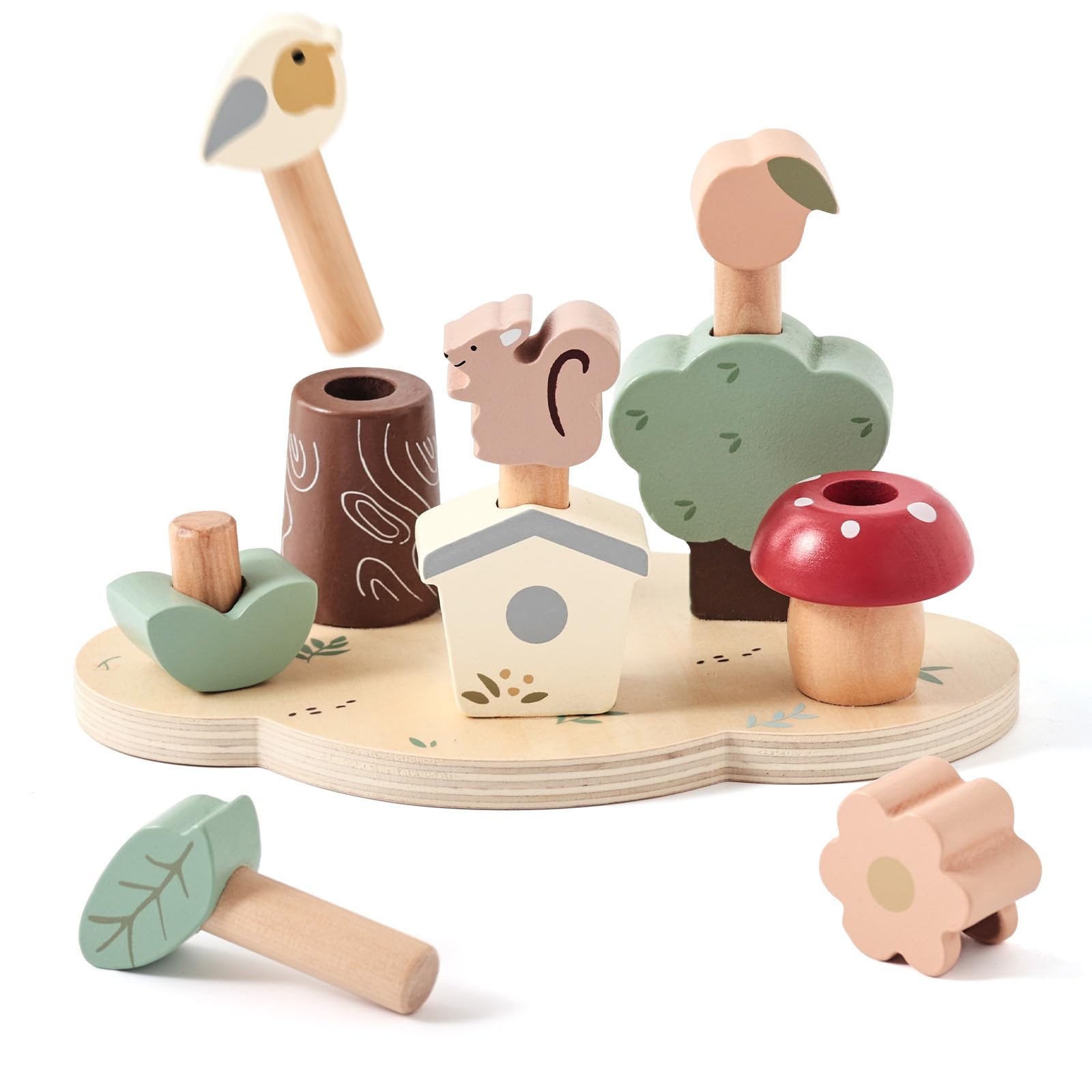 Color Sorting Wooden Pop-Up Toy | STEM Montessori Learning & Matching Game for Toddlers 12+ Months | Educational Preschool Toys for Boys & Girls | Perfect Birthday Gift for Kids | Ideal for Home, Classroom & Daycare Play