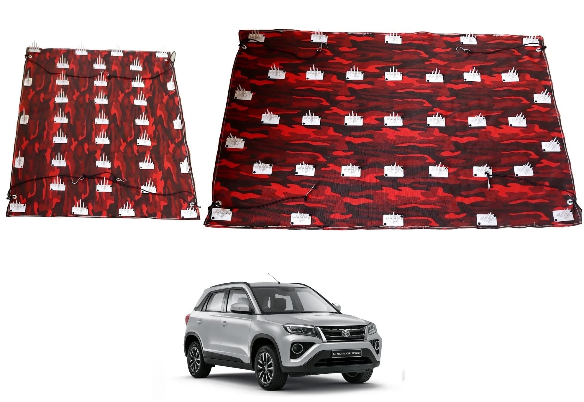Kozdiko Car Protection Cover for Dog and Monkey - Durable Roof and Bonnet Shield for Toyota Urban Cruiser | Perfect for Outdoor Parking and Pet Owners