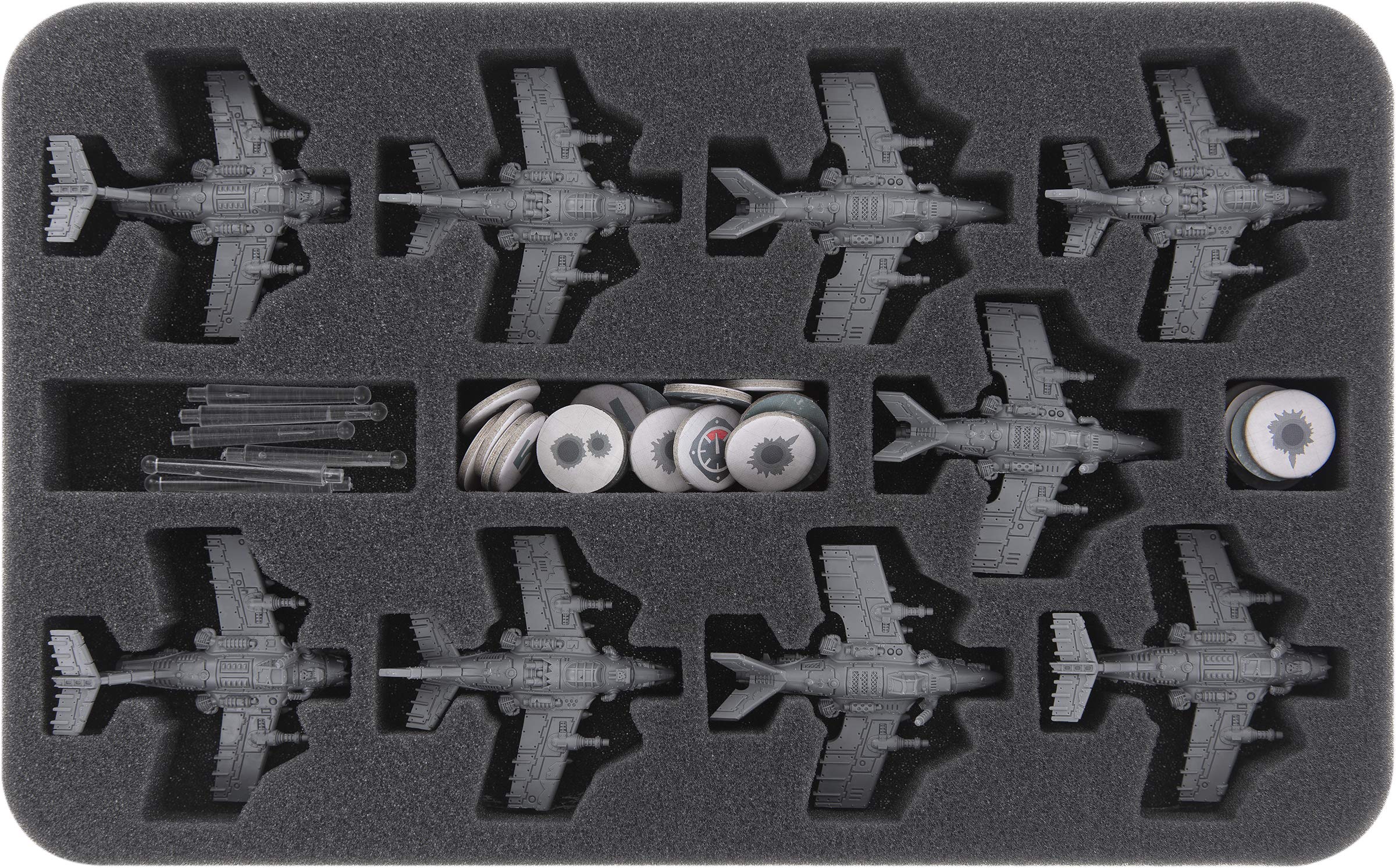 Feldherr Medium Storage Bag for Aeronautica Imperialis Ork Air Waaagh - Durable Game Organizer for Tabletop Miniatures & Warhammer Accessories - Perfect for Gaming, Travel, and Display