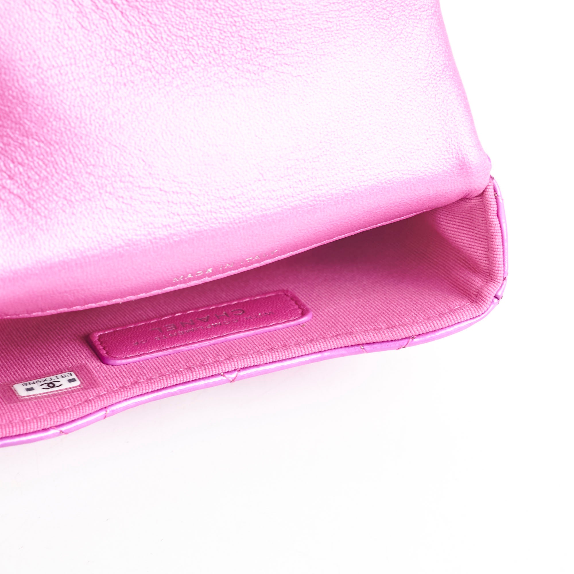 Chanel Neon Pink Leather Card Holder with Keychain - Stylish Wallet for Women, Perfect for Everyday Use & Travel Accessories