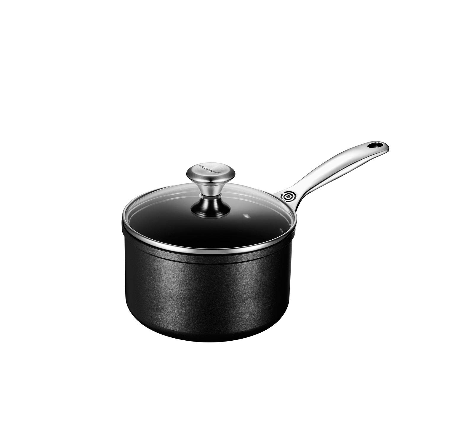 Le Creuset 2 qt. Toughened Nonstick PRO Saucepan with Glass Lid – Premium Cookware for Sauces, Stews & Pasta – Perfect for Home Chefs & Professional Kitchens