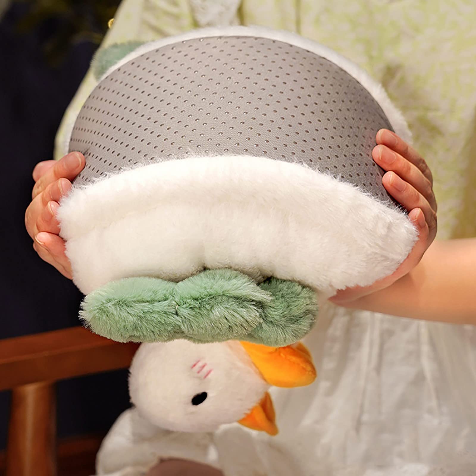 Women's Soft Plush Animal Slippers - Non-Slip Winter Warm Fleece House Shoes for Indoor Comfort (Duck Design, Size 5.5) | Cozy Home & Bedroom Wear for Ladies & Girls