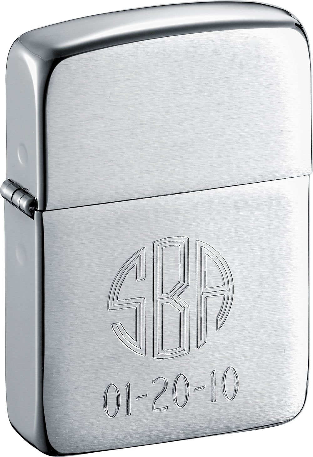 Custom Engraved 1941 Vintage Style Brushed Chrome Zippo Lighter - Personalized with 2 Lines of Text - Perfect for Gifts, Collectors & Everyday Carry (EDC)