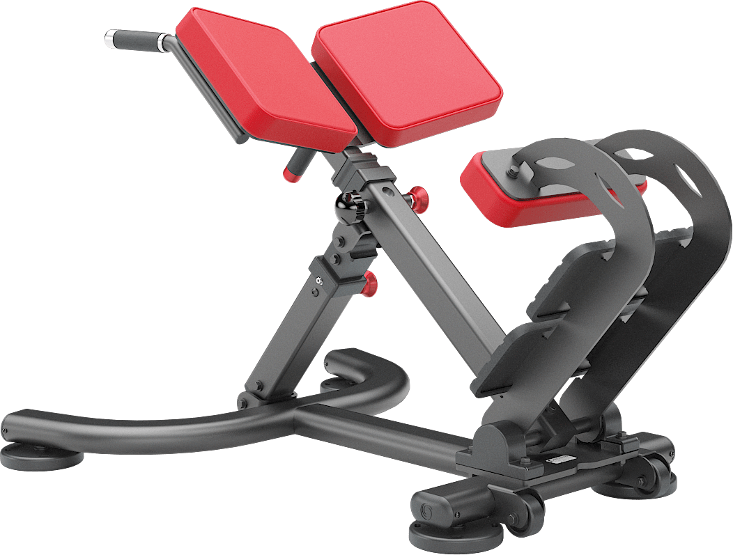 ATLANTIS Incline Hyper Extension Bench - Adjustable Abdominal & Back Workout Equipment for Home Gym - Perfect for Core Strength Training & Rehabilitation Exercises