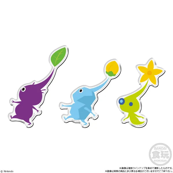 Bandai Shokugan Chara Magnet Pikmin Boxed Set - 14 Collectible Trading Figures for Anime Fans & Nintendo Lovers | Perfect for Display, Gifts & Pikmin Collections