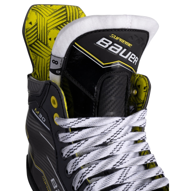 Bauer Supreme M30 Senior Ice Hockey Skates - High-Performance Hockey Skates for Men - Perfect for Competitive Play & Ice Rink Training