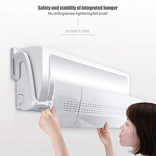 Adjustable Telescopic Air Conditioner Wind Deflector - Retractable Anti-Direct Blow Shield for AC Units | Perfect for Bedrooms, Offices & Homes to Redirect Cold Air Flow