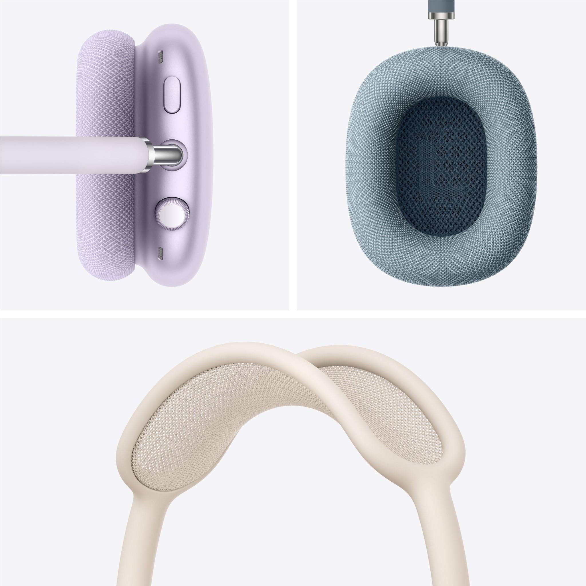 Apple AirPods Max Wireless Bluetooth Headphones (Purple) - USB-C Charging - Noise Cancelling Over-Ear Headphones for iPhone, iPad, Mac - Perfect for Travel, Workouts & Home Entertainment