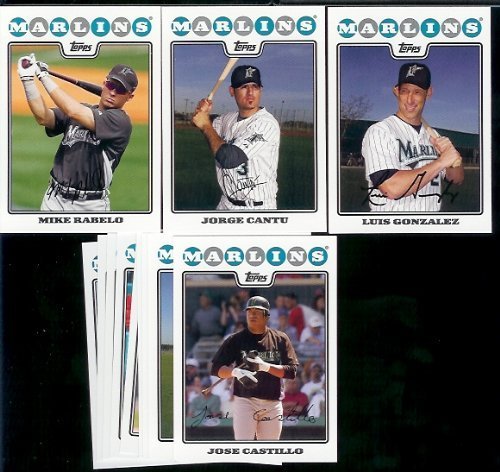 Florida Marlins Baseball Cards Collection - Complete Topps Team Sets 2007-2011 (5 Years) with All Regular Issue Cards, Stars & Rookie Cards | Perfect for MLB Collectors, Sports Memorabilia Enthusiasts & Gift Ideas