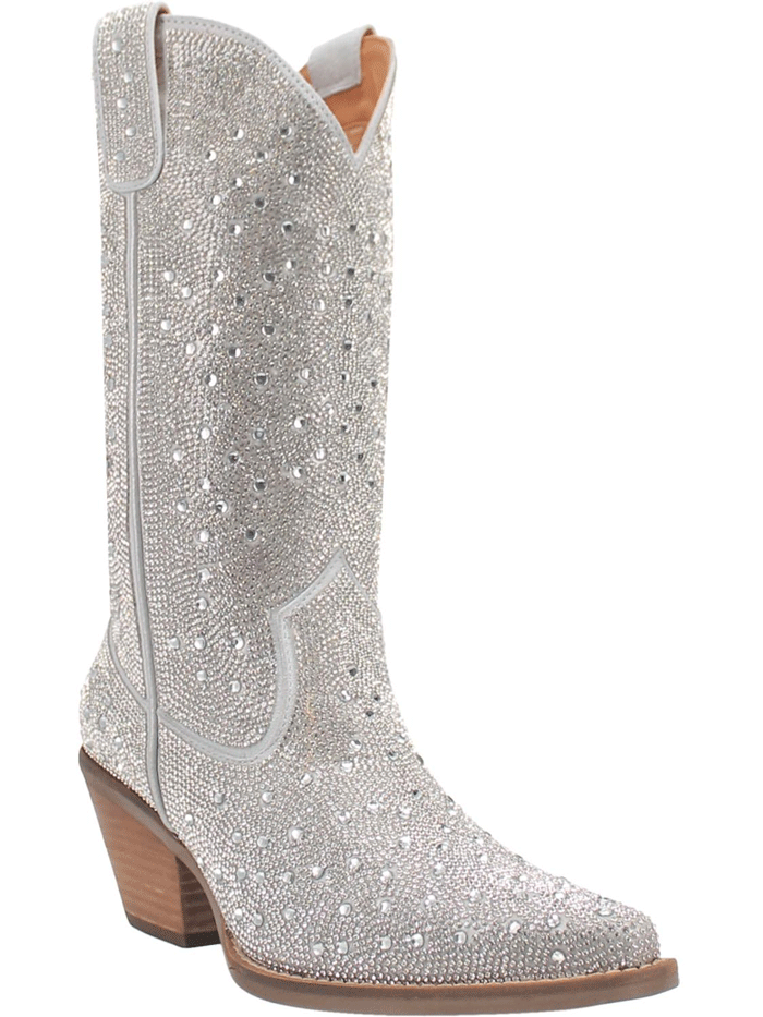 Dingo DI570 GY6 Women's Silver Dollar Fashion Western Boots - Stylish Cowgirl Boots for Country Dancing, Rodeo & Western Outfits