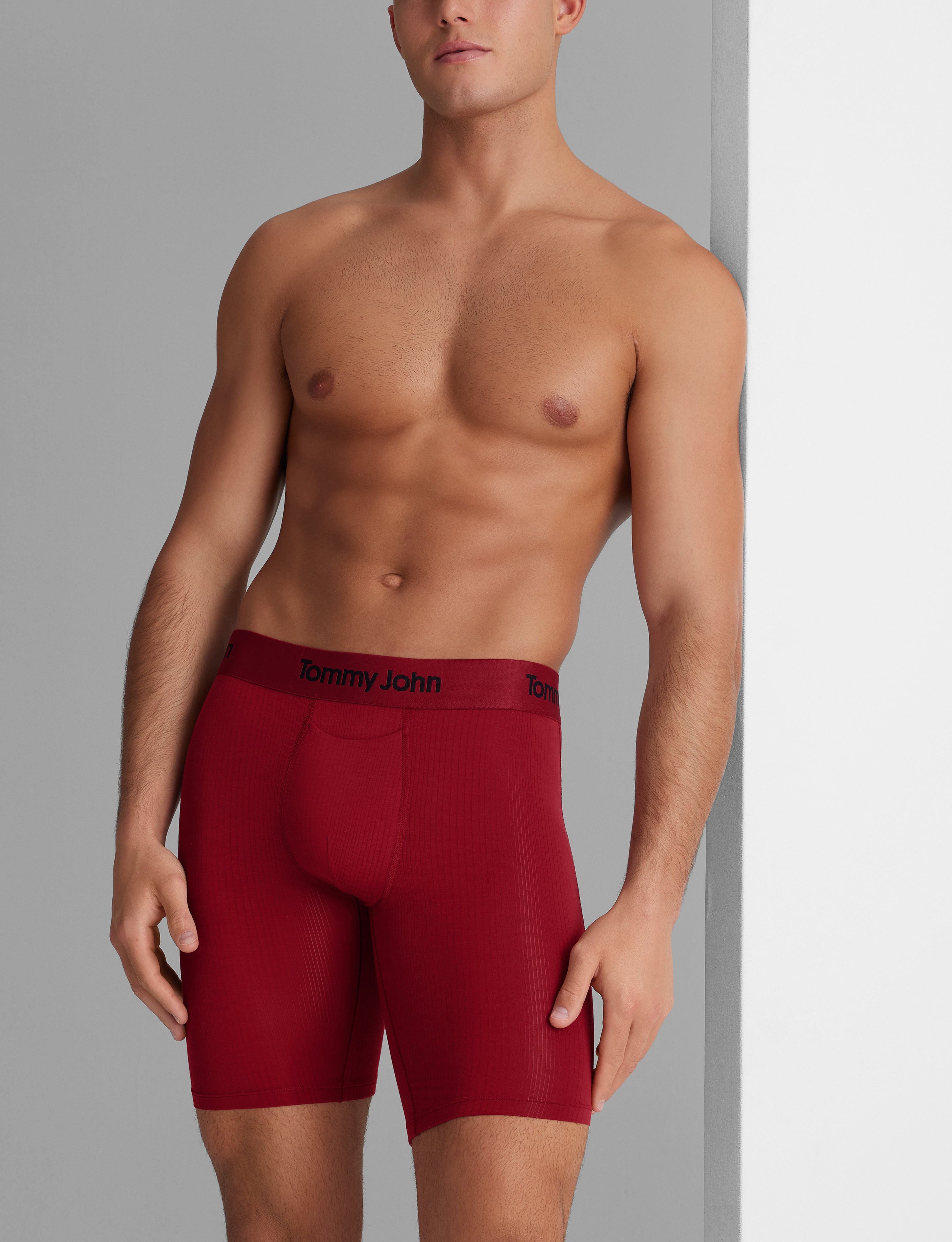 Second Skin Luxe Rib Boxer Brief 8-Pack - Ultra Soft Men's Underwear for All-Day Comfort - Perfect for Workout, Travel & Everyday Wear