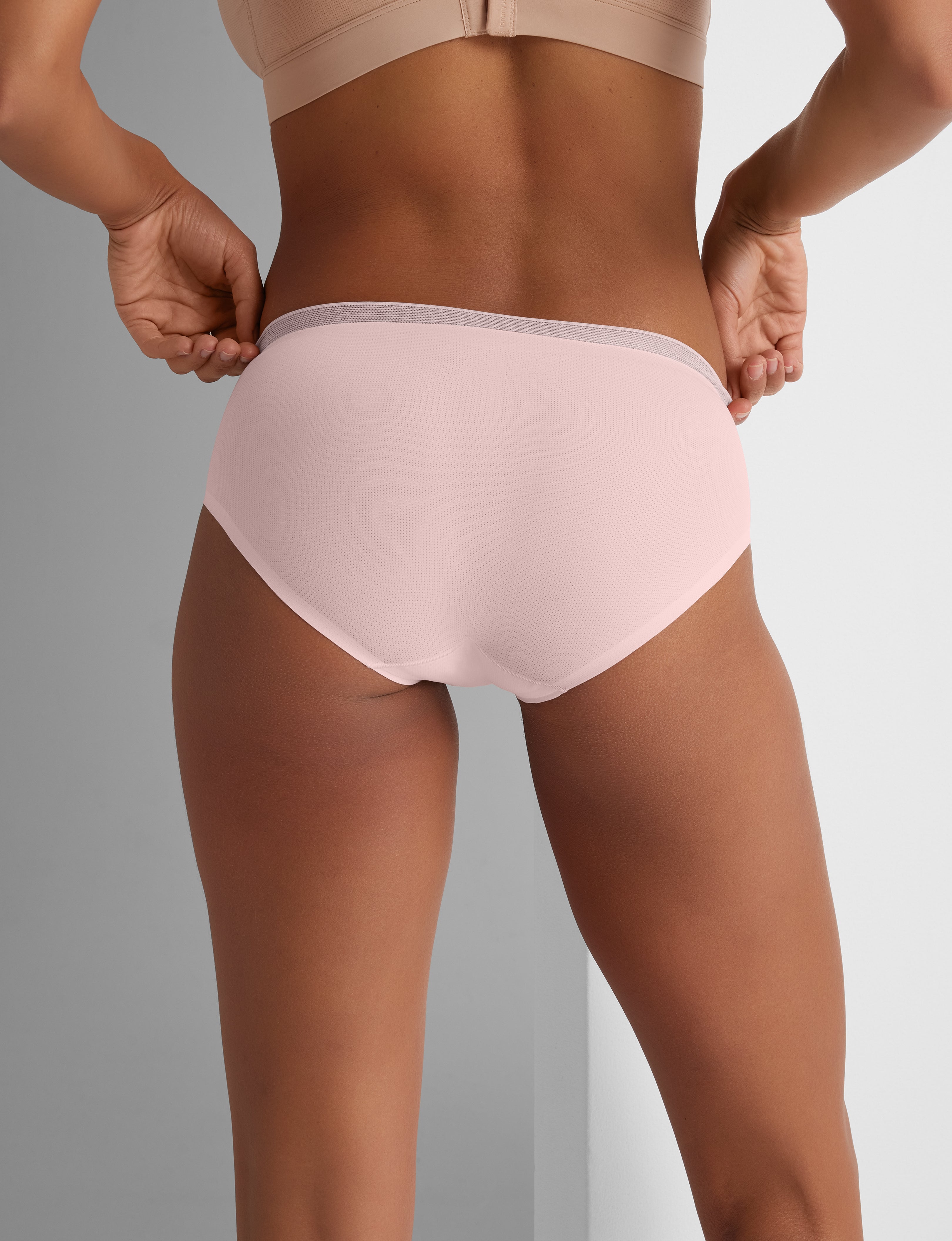 Women's Cotton Comfort Air Brief Underwear 3-Pack - Soft Breathable Panties for Everyday Wear, Workout & Sleep
