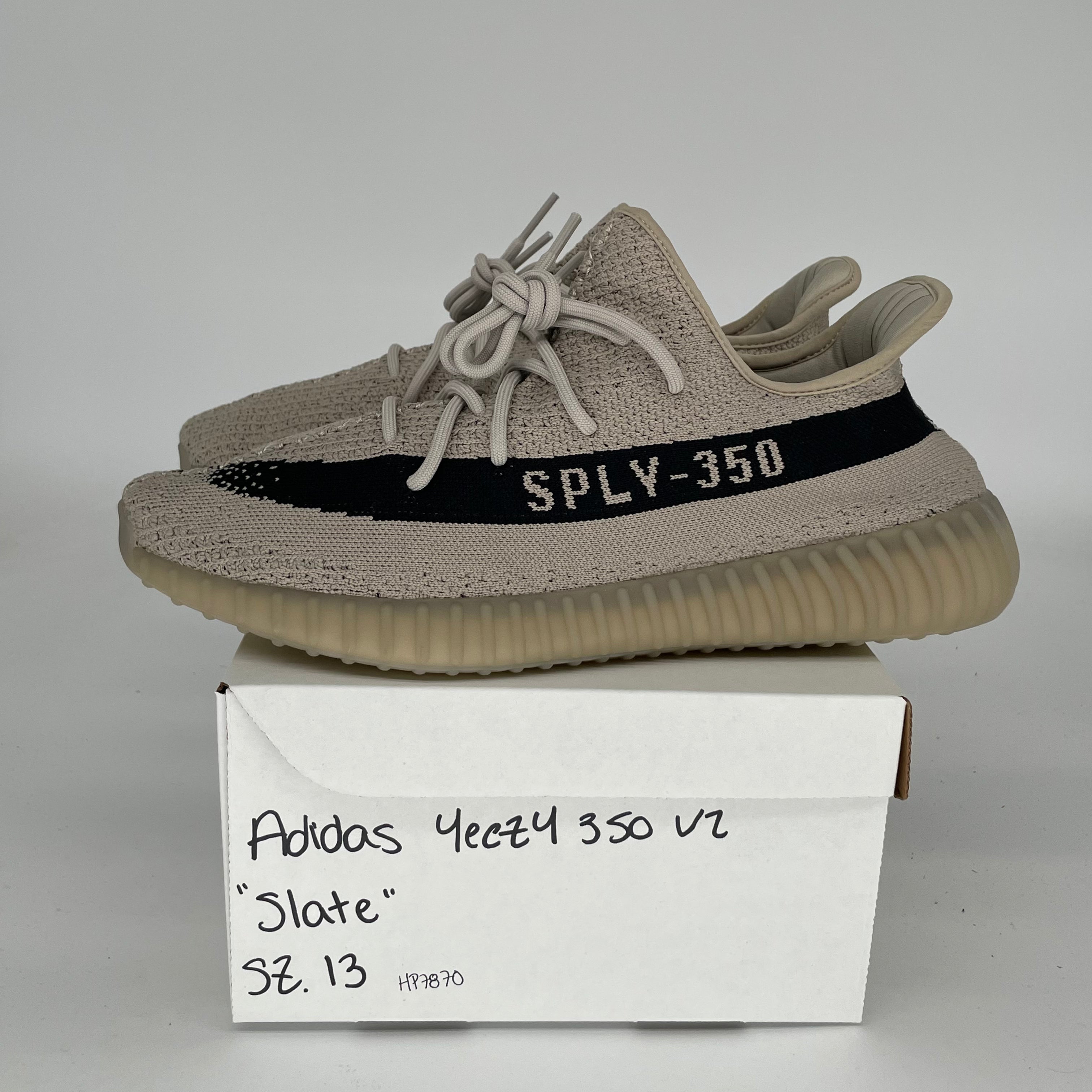 Adidas Yeezy Boost 350 V2 Slate - Men's Size 13 Sneakers (HP7870) | Comfortable Running Shoes for Gym, Casual Wear & Street Style