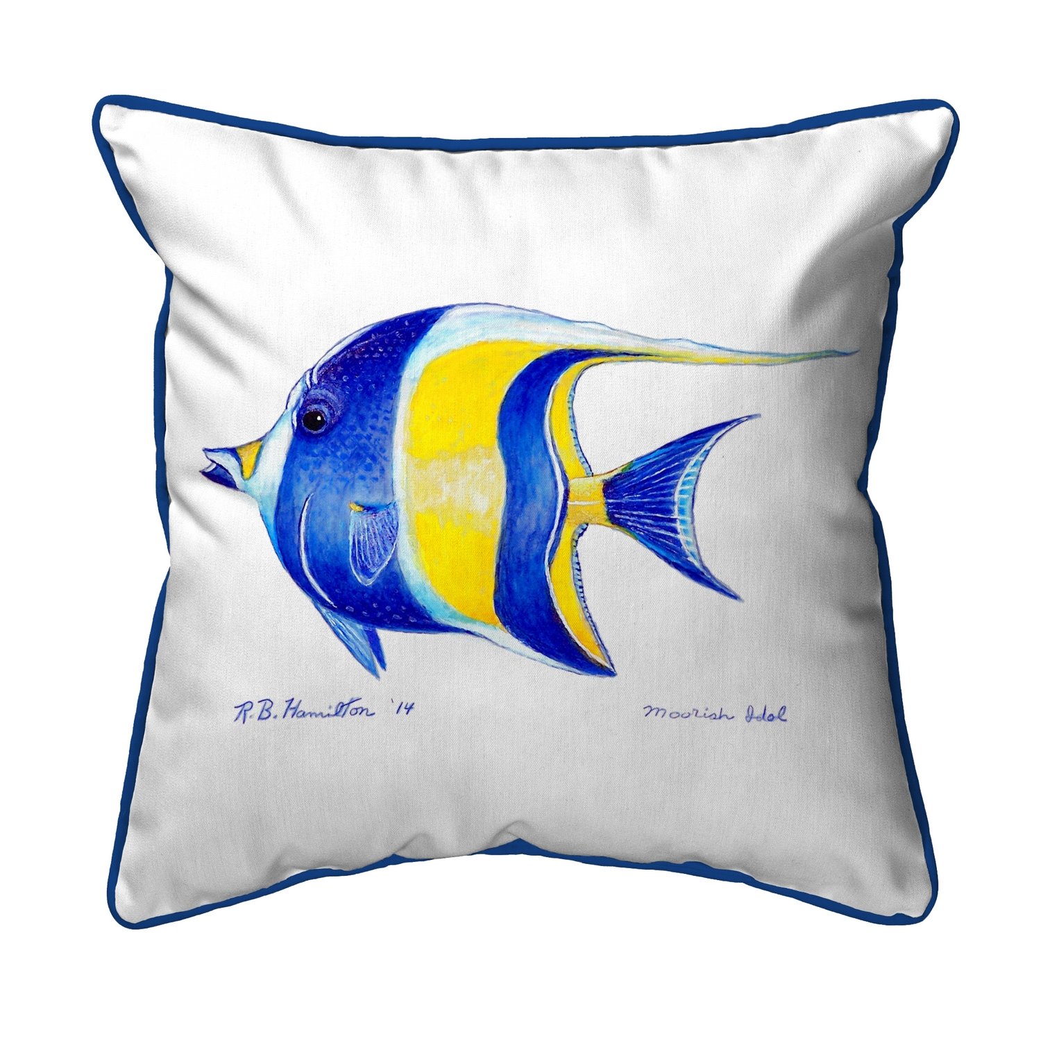 Betsy Drake HJ297 Decorative Throw Pillow 16x20 Inches - Soft Multicolor Cushion for Sofa, Bed, Living Room & Home Decor