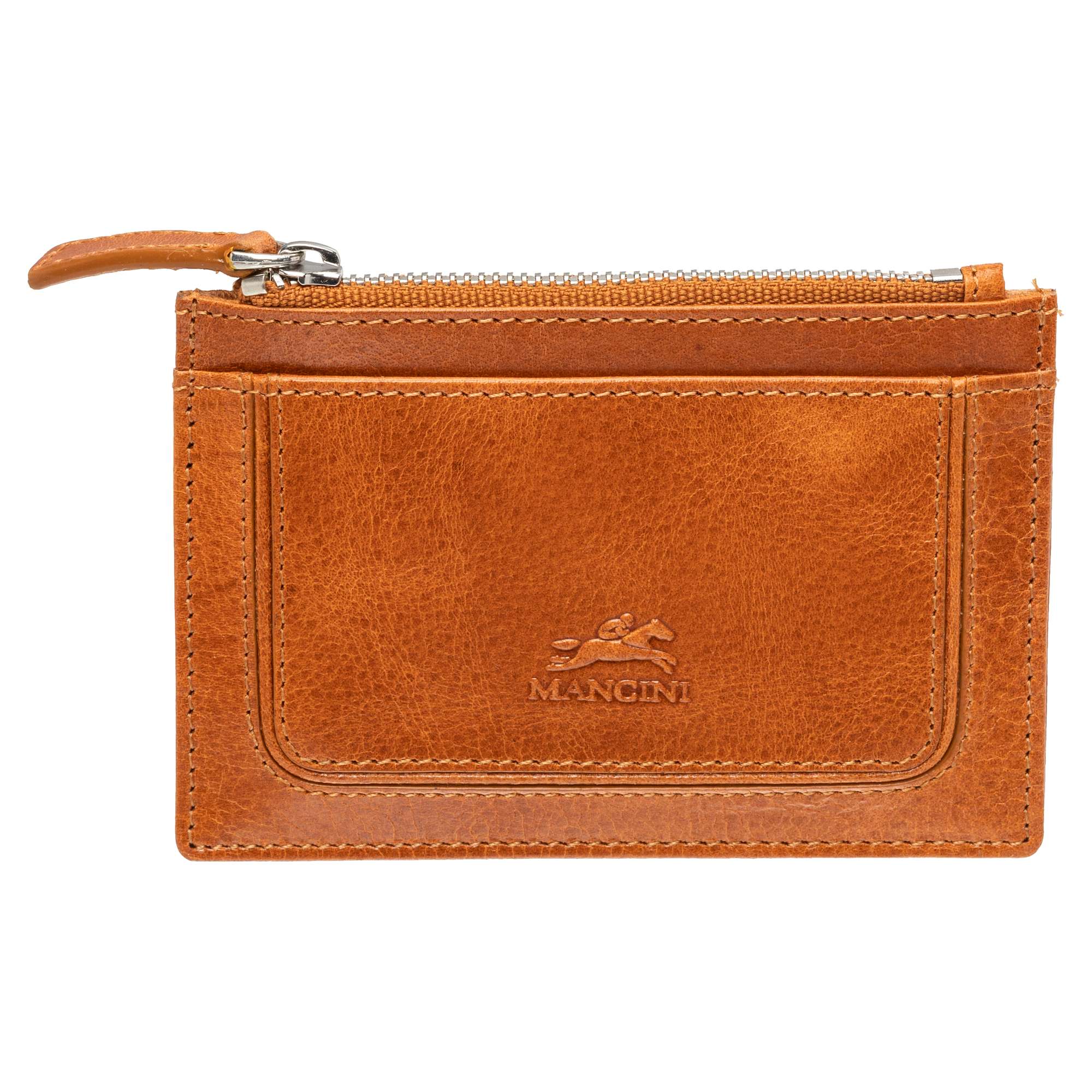 Mancini South Beach RFID Blocking Card Holder with Coin Pocket - Secure Wallet for Travel, Shopping & Daily Use
