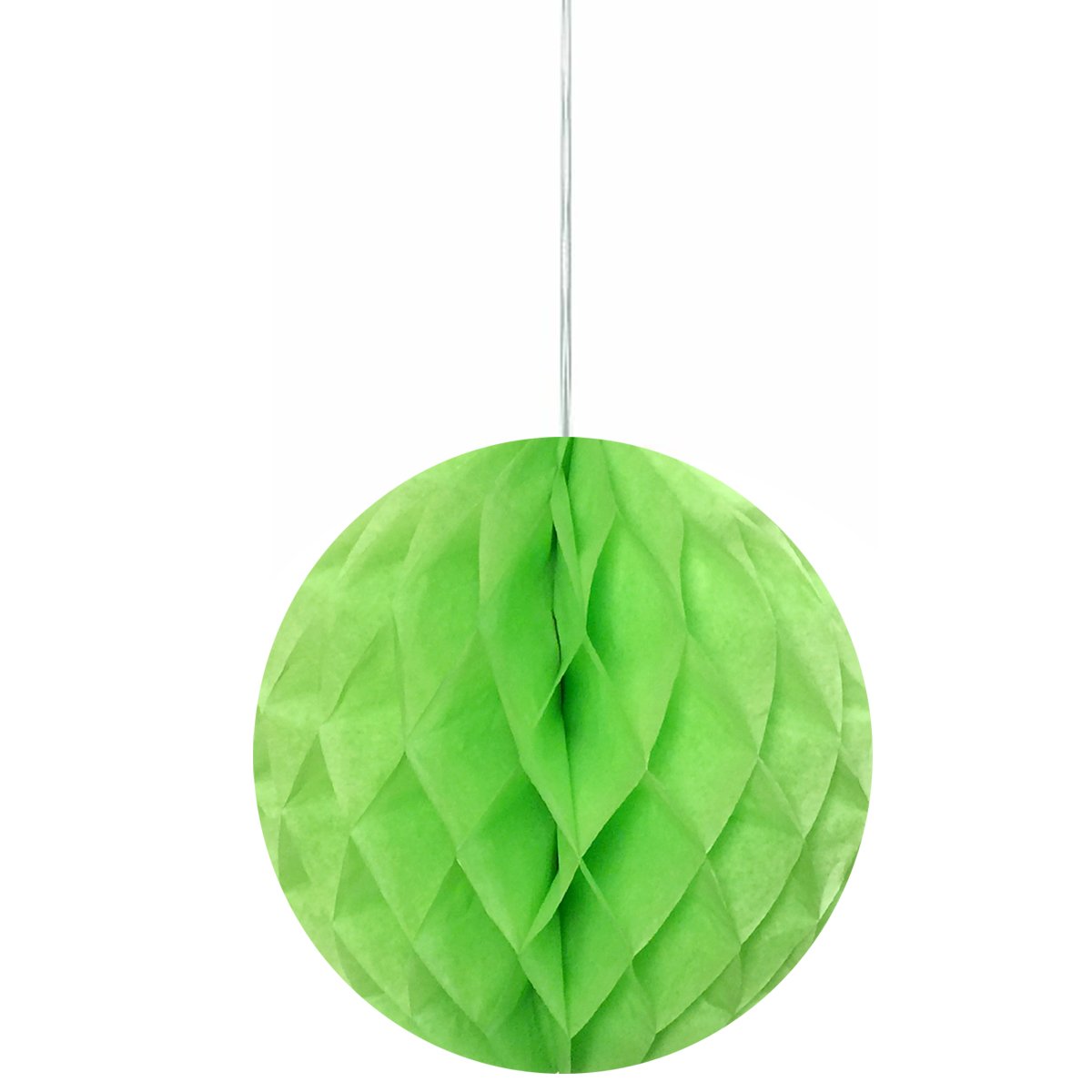 16 Inch Light Green Honeycomb Tissue Ball Decorations (2 Pack) - Perfect for Weddings, Birthday Parties, Baby Showers & Nursery Décor | Party Hanging Decor, Home Celebration Decorations