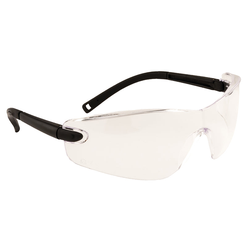PW033 Safety Glasses - ANSI Z87.1 Certified Protective Eyewear for Construction, Woodworking & DIY Projects - Clear Anti-Fog Lens with Comfortable Frame (Model PW34)