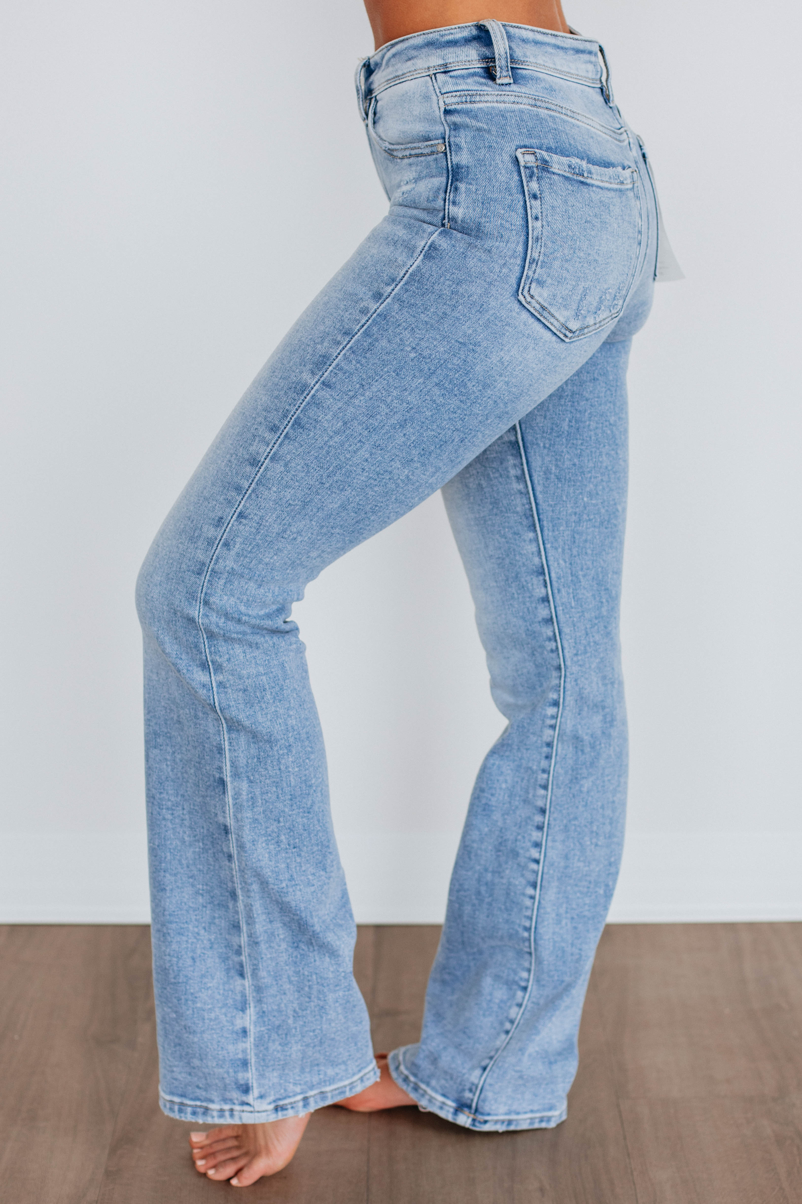 Asher Risen Jeans - Light Wash Distressed Denim for Men | Comfortable Slim Fit Stretch Jeans | Perfect for Casual Wear, Dating & Night Out