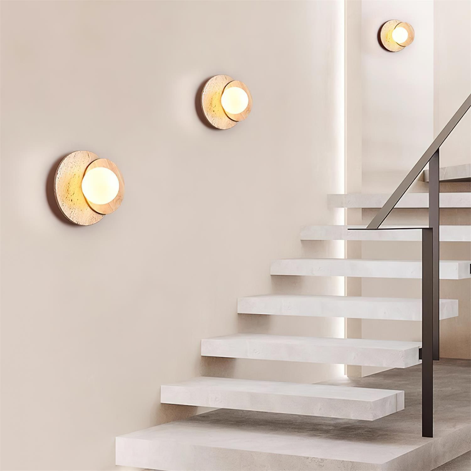 Lunar Eclipse Plug-in Wall Lamp - Moon Phase Night Light for Bedroom, Nursery, Living Room - Energy Efficient LED Wall Sconce for Home Decor & Ambient Lighting